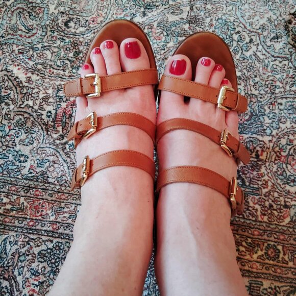 Michael Michael Kors Downtown Strappy Heels - Picture 5 of 11